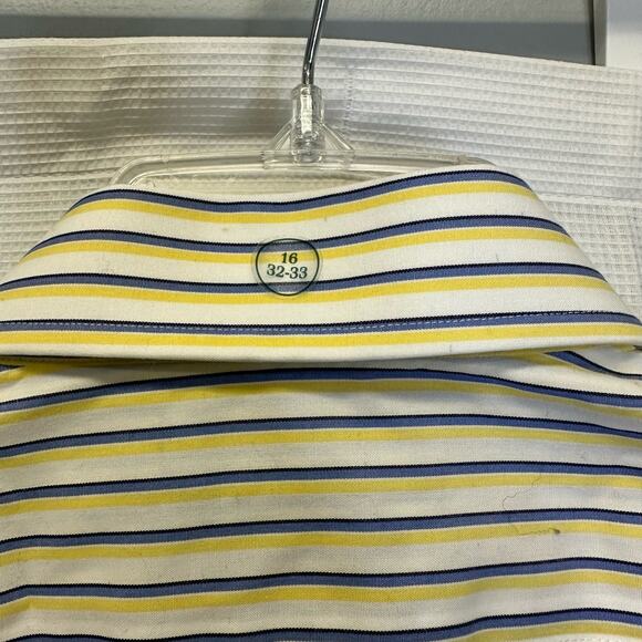 Lauren Ralph Lauren Men’s Striped Non-Iron Dress Shirt - Size 16 32/33 - Picture 5 of 9